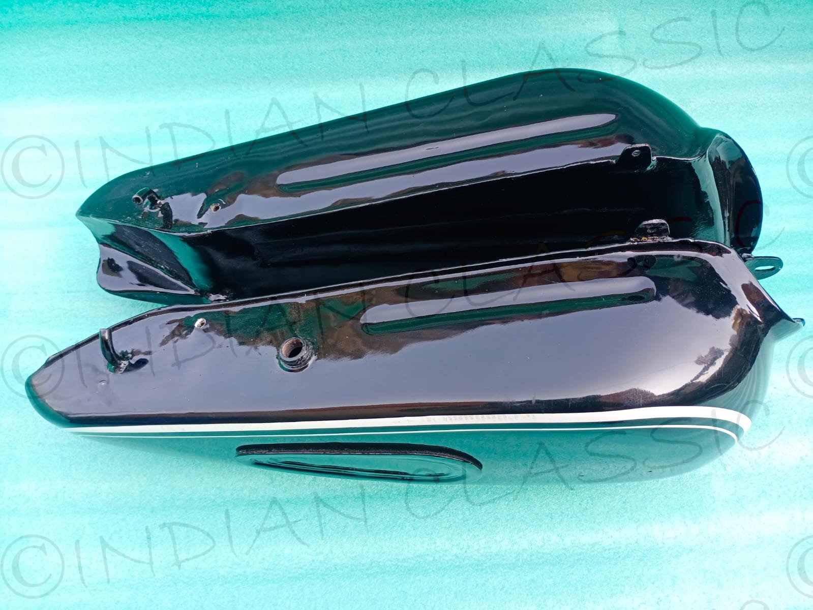 BMW R51/3 R67 R67/2 R67/3 R68 FUEL PETROL TANK + FRONT MUDGUARD BLACK PAINTED - Image 17