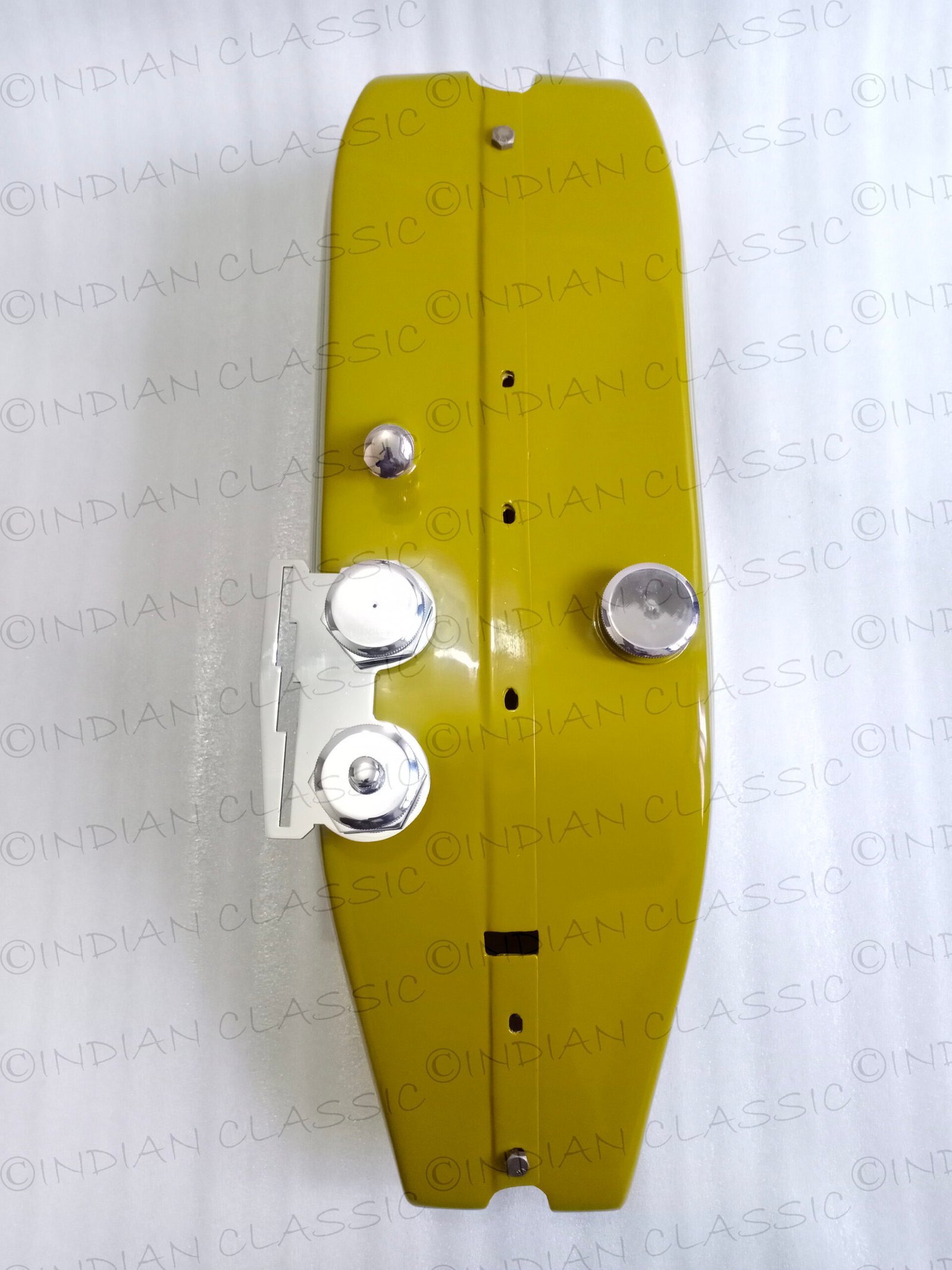 Harley Davidson JD Model 1920 To 1924 Fuel Petrol Gas Oil Tank Soldered Green Painted With Caps - Image 2