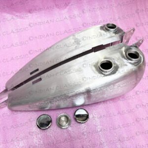 INDIAN SCOUT JUNIOR 1935-1937 FUEL GAS PETROL TANK TIN PLATED WITH CAPS