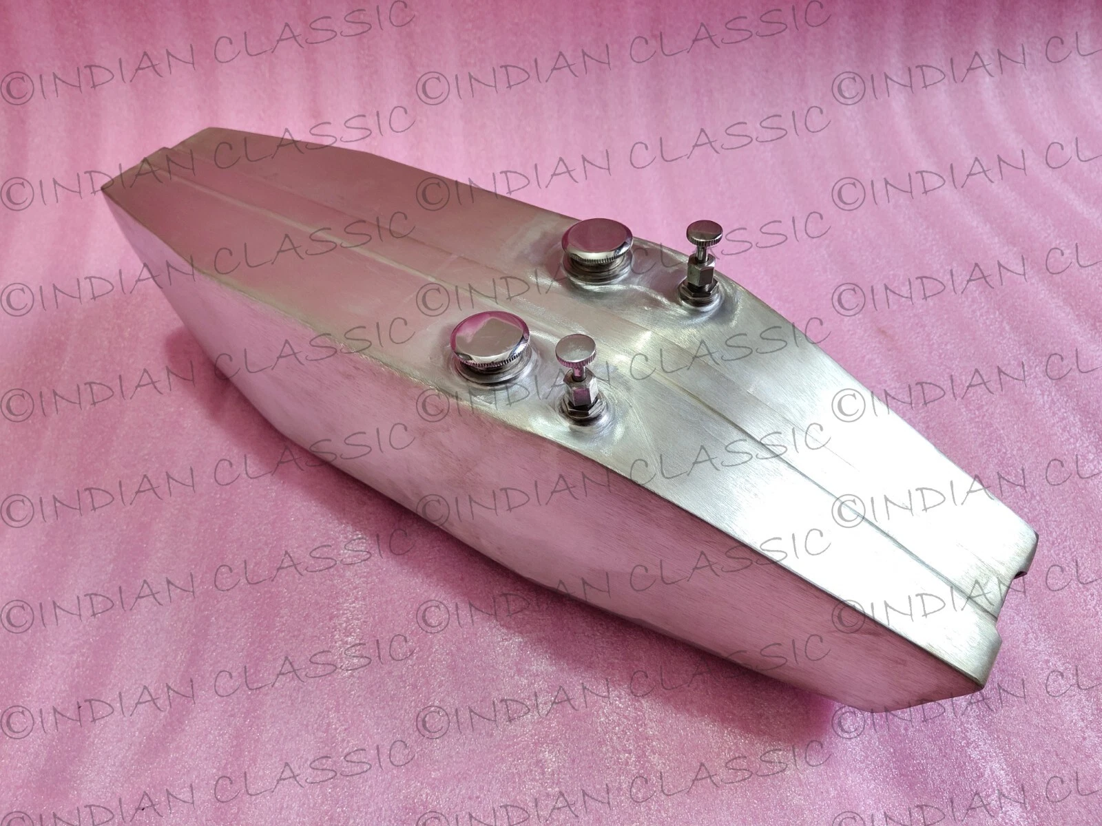 HARLEY DAVIDSON 1912-1914 CHAIN DRIVE TWIN FULE PETROL TANK TIN PLATED WITH CAPS