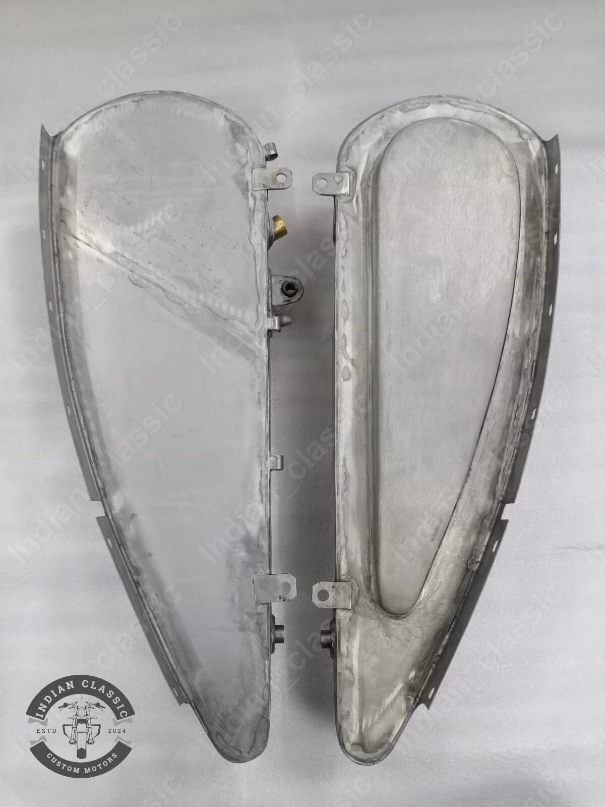 HARLEY DAVIDSON 1925 - 1929 F & J SERIES FUEL PETROL TANK TIN PLATED WITH CAP - Image 10