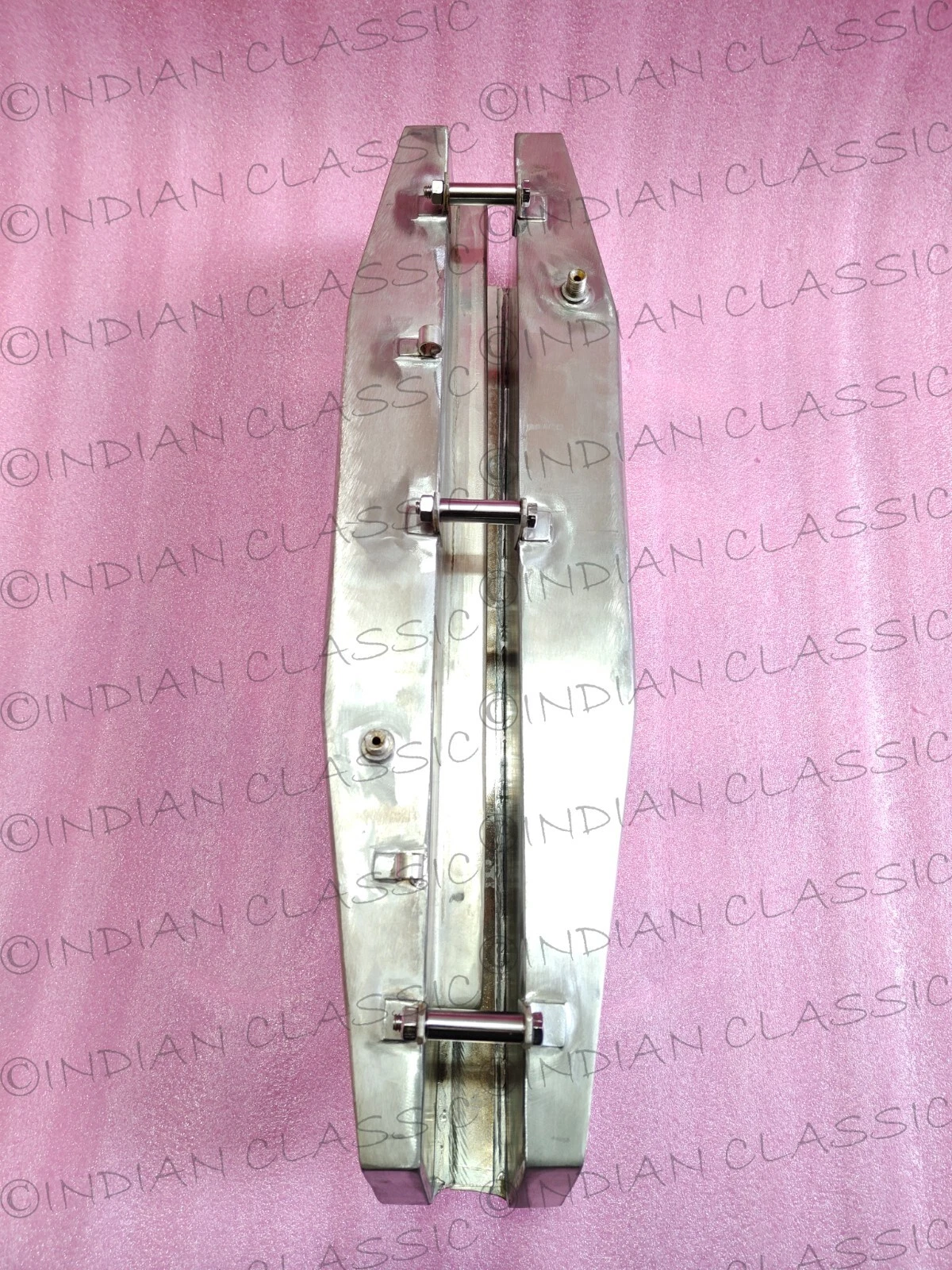 HARLEY DAVIDSON 1913 SINGLE FUEL GAS PETROL TANK TIN PLATED WITH CAPS - Image 9