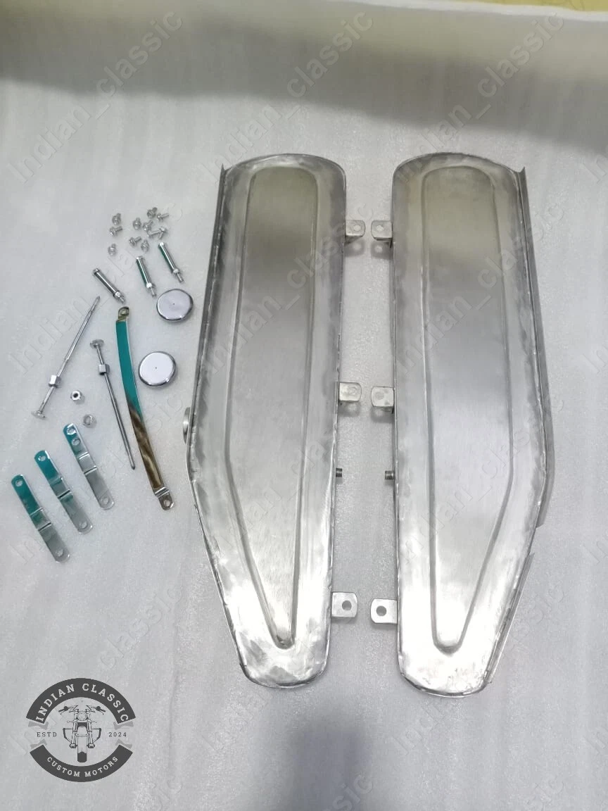 INDIAN POWER PLUS 1917-1923 PETROL OIL GAS FUEL TANK TIN PLATED WITH CAPS - Image 10