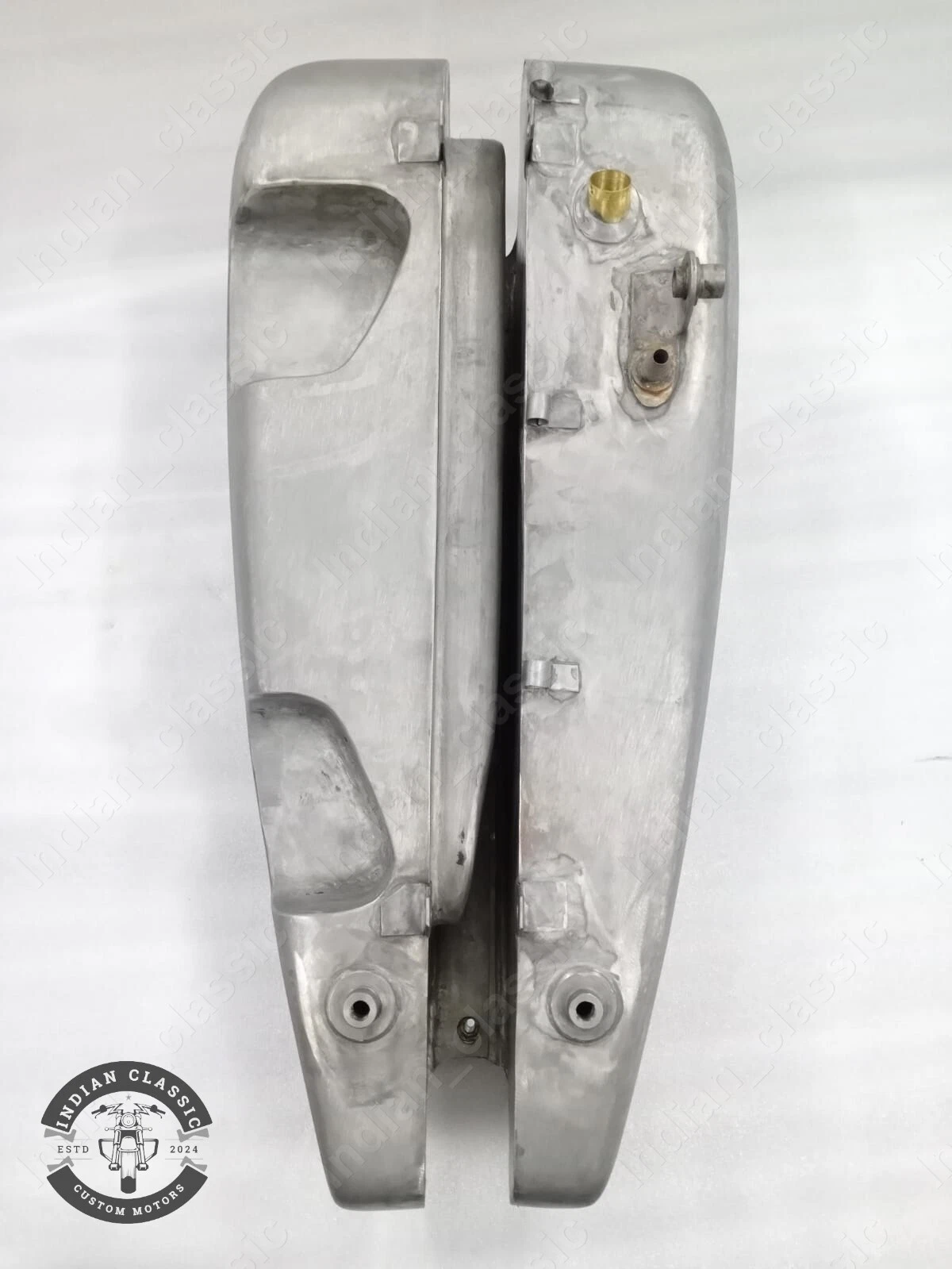 HARLEY DAVIDSON 1925 - 1929 F & J SERIES FUEL PETROL TANK TIN PLATED WITH CAP - Image 12