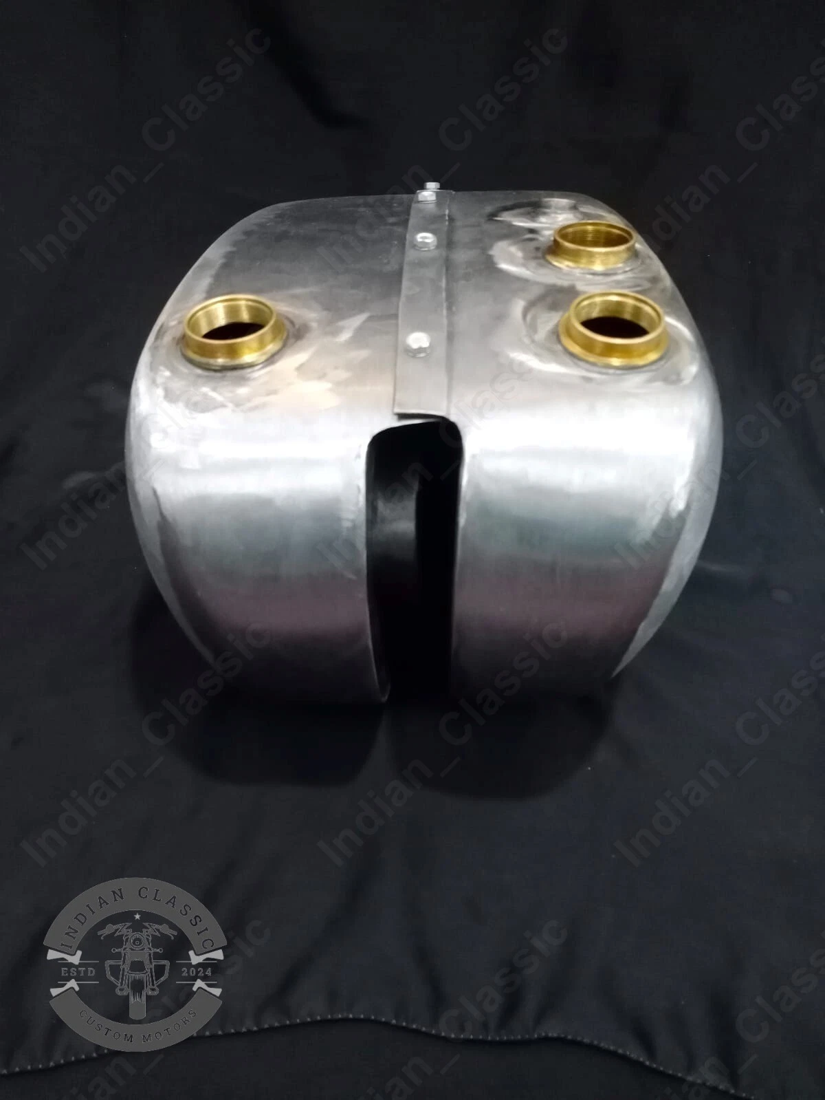 HARLEY DAVIDSON VL VLH VLD RL DL 1930 PETROL GAS FULE TANK TIN PLATED WITH CAPS - Image 3