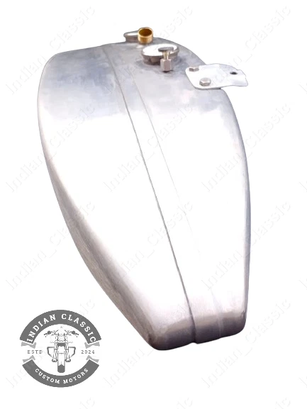 INDIAN BIG CHIEF 1924, 1925 & 1926 FUEL GAS PETROL OIL TANK TIN PLATED & CAPS - Image 8