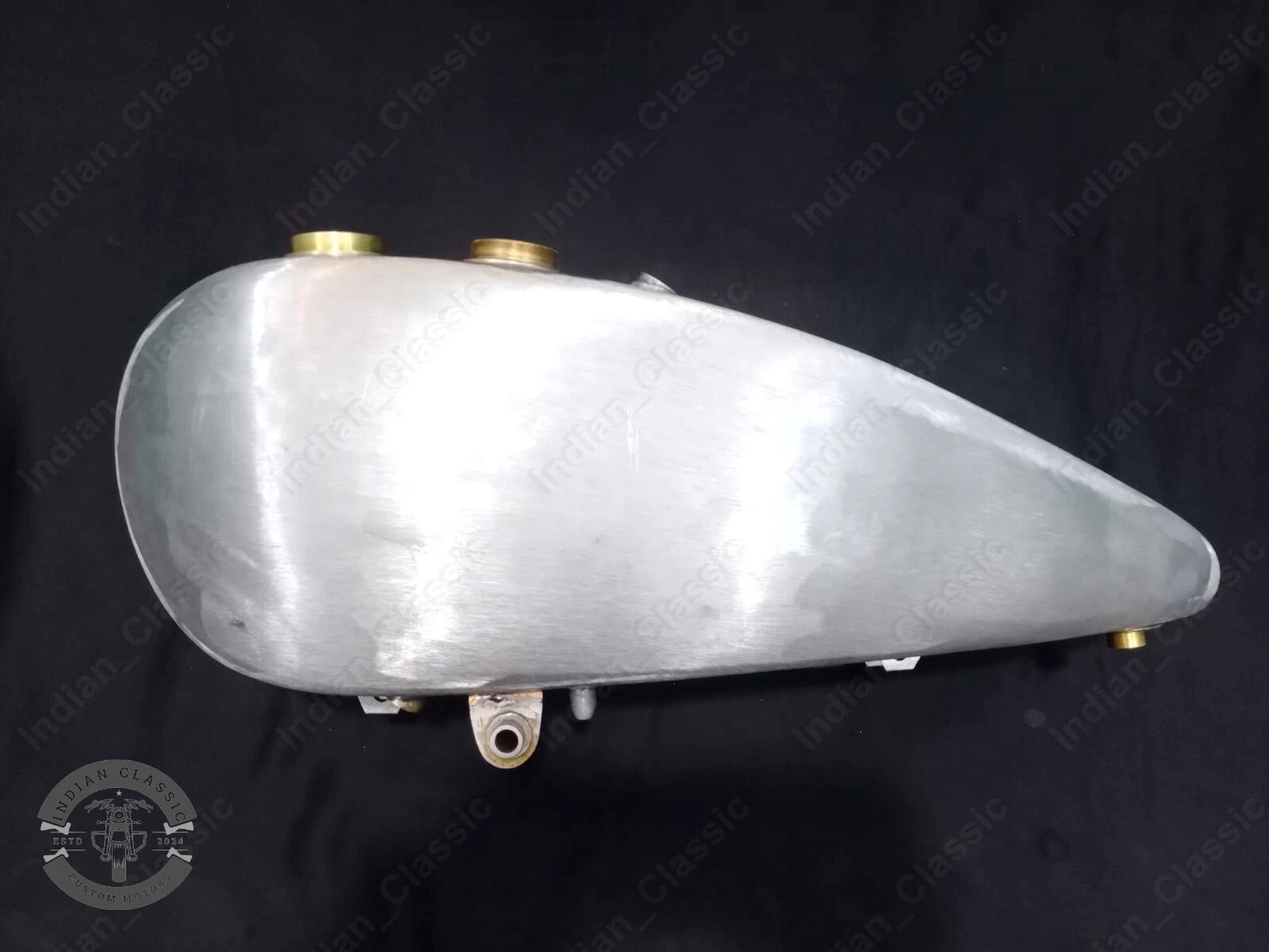 HARLEY DAVIDSON VL VLH VLD RL DL 1930 PETROL GAS FULE TANK TIN PLATED WITH CAPS - Image 4