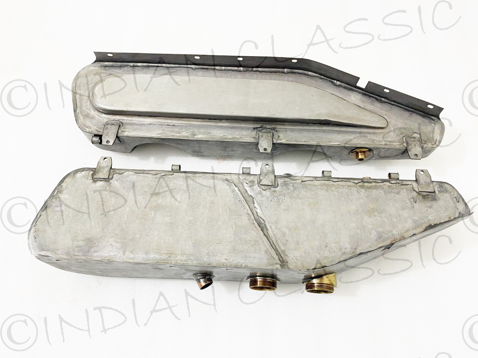 Harley Davidson JD Model 1920 To 1924 Gas Oil Fuel Tank Soldered Tin Plated With Caps - Image 13