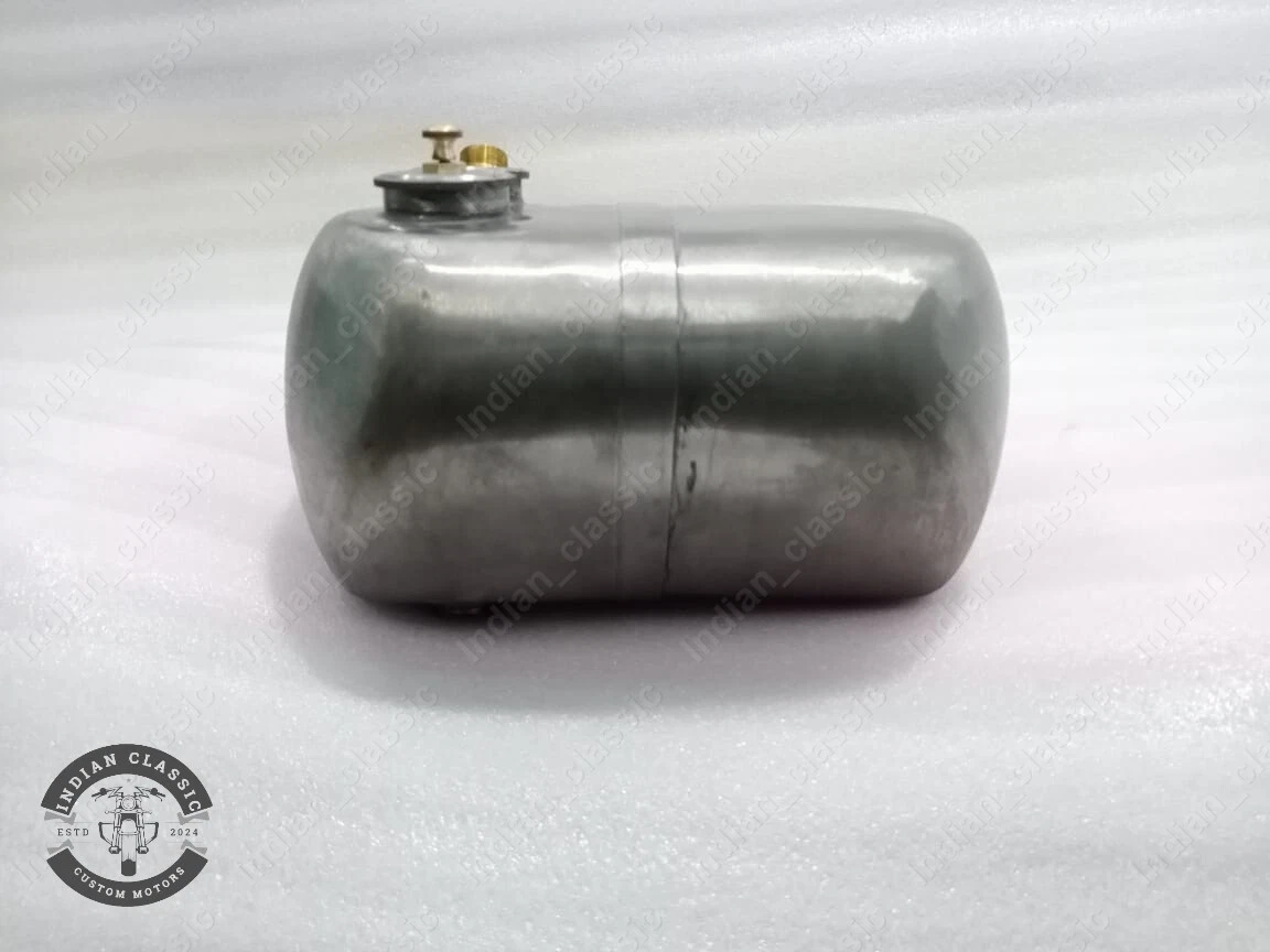 INDIAN SCOUT 101 1928-1929-1930 PETROL OIL GAS TANK TIN PLATING WITH LID CAPS - Image 5