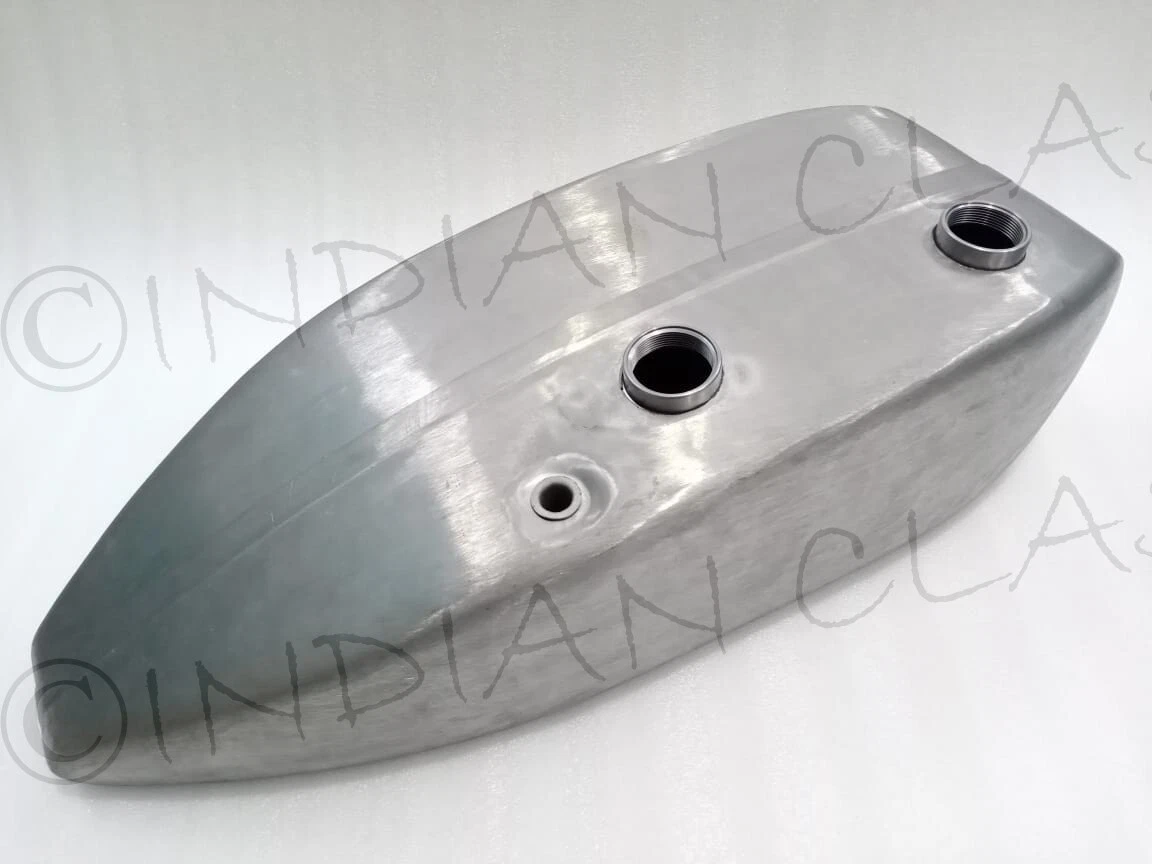 INDIAN SCOUT 1927 AND 1928 FUEL GAS PETROL OIL TANK TIN PLATED & CAPS