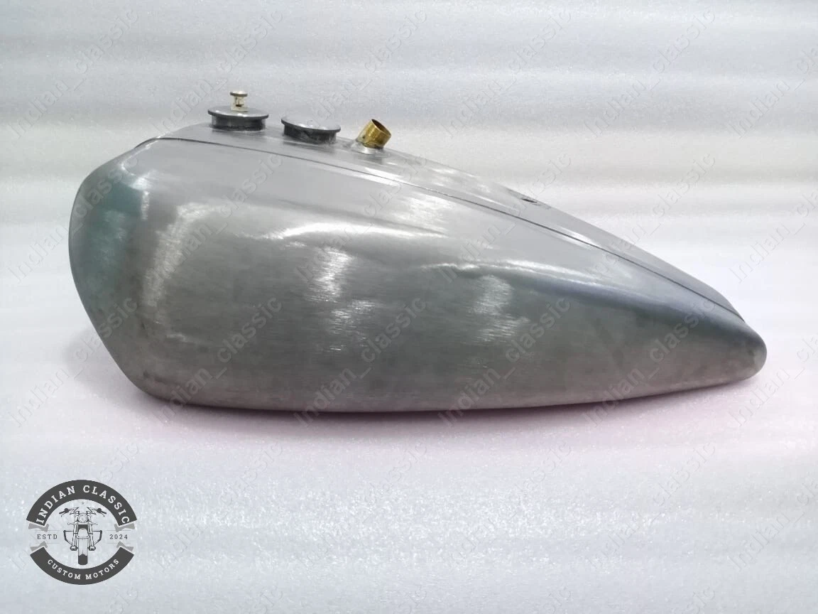 INDIAN SCOUT 101 1928-1929-1930 PETROL OIL GAS TANK TIN PLATING WITH LID CAPS - Image 6