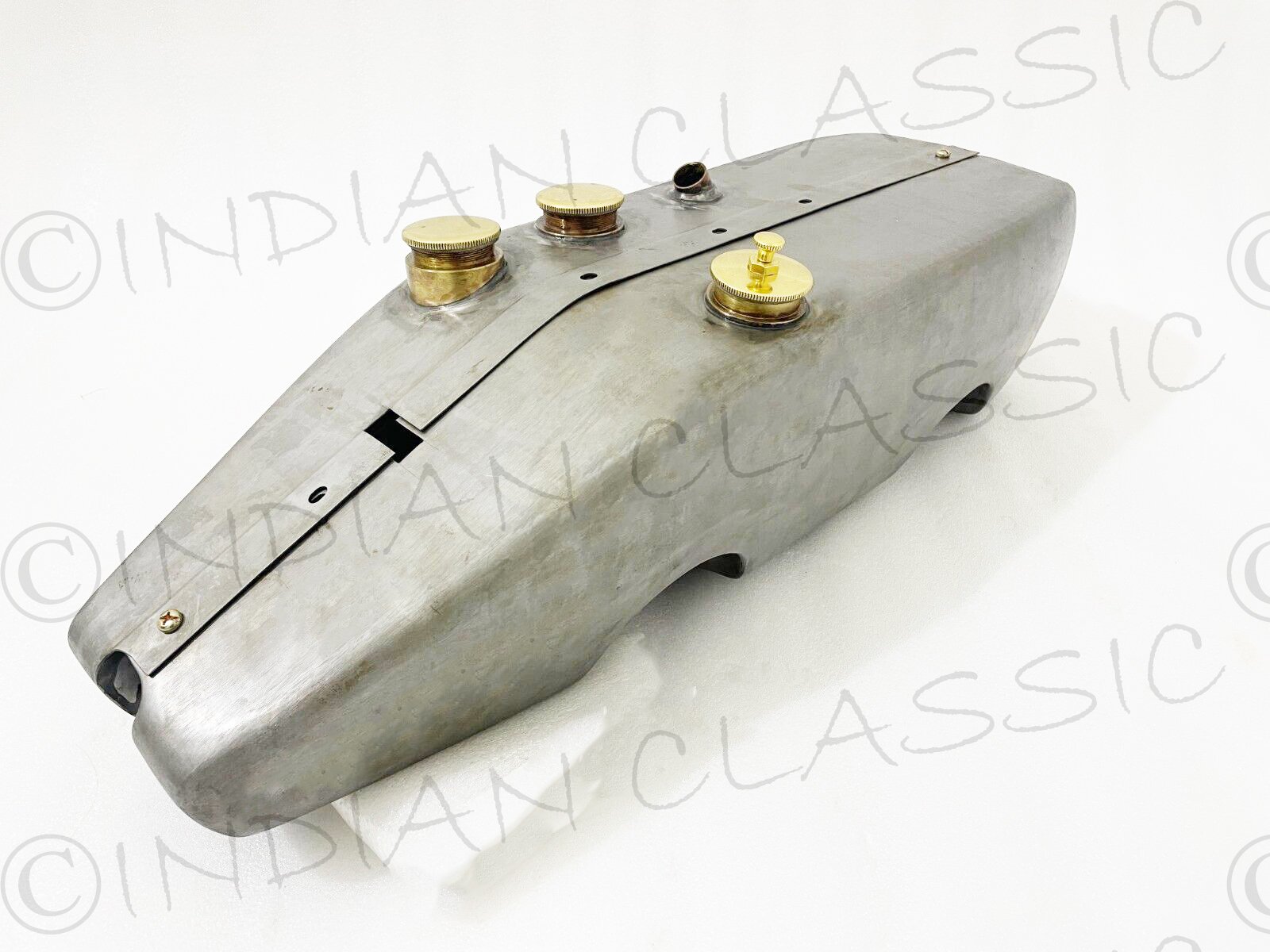 Harley Davidson JD Model 1920 To 1924 Gas Oil Fuel Tank Soldered Tin Plated With Caps - Image 9