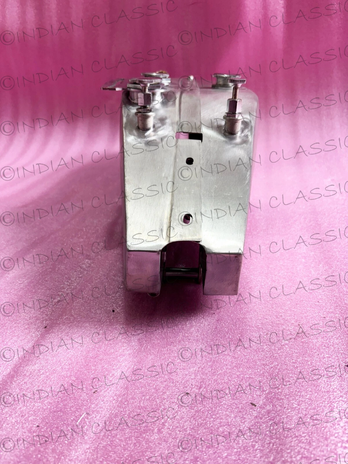 HARLEY DAVIDSON MODEL 11F 1915 GAS FULE PETROL OIL TANK TIN PLATED WITH CAPS - Image 5