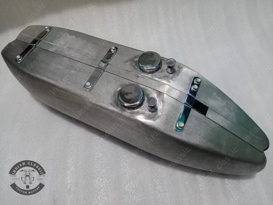 INDIAN POWER PLUS 1917-1923 PETROL OIL GAS FUEL TANK TIN PLATED WITH CAPS - Image 6