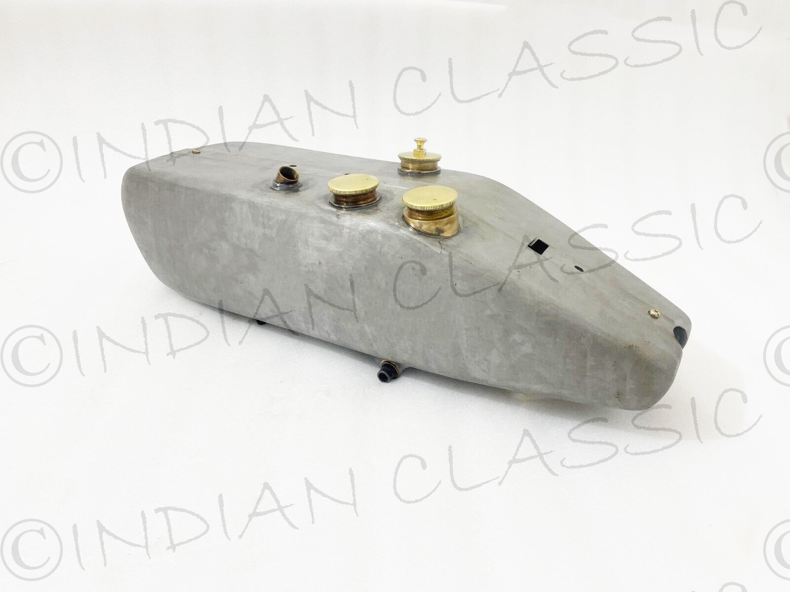 Harley Davidson JD Model 1920 To 1924 Gas Oil Fuel Tank Soldered Tin Plated With Caps - Image 5