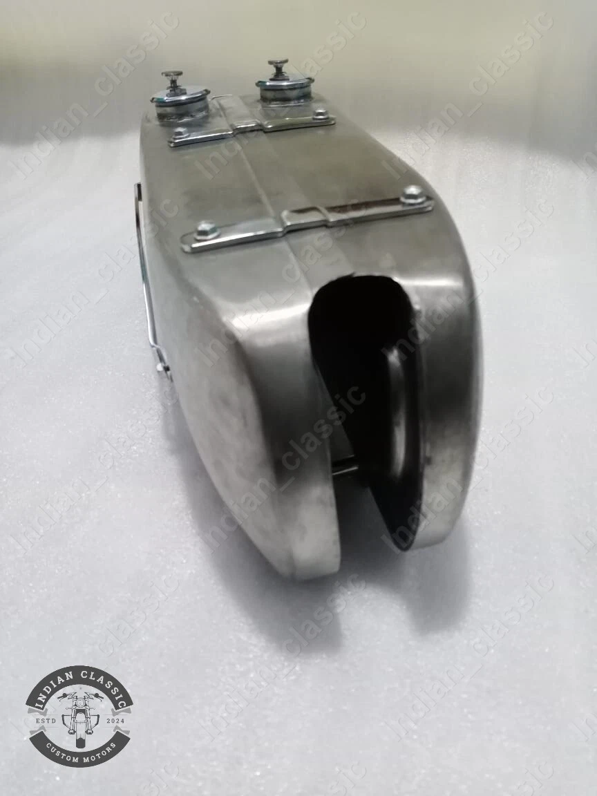 INDIAN POWER PLUS 1917-1923 PETROL OIL GAS FUEL TANK TIN PLATED WITH CAPS - Image 7