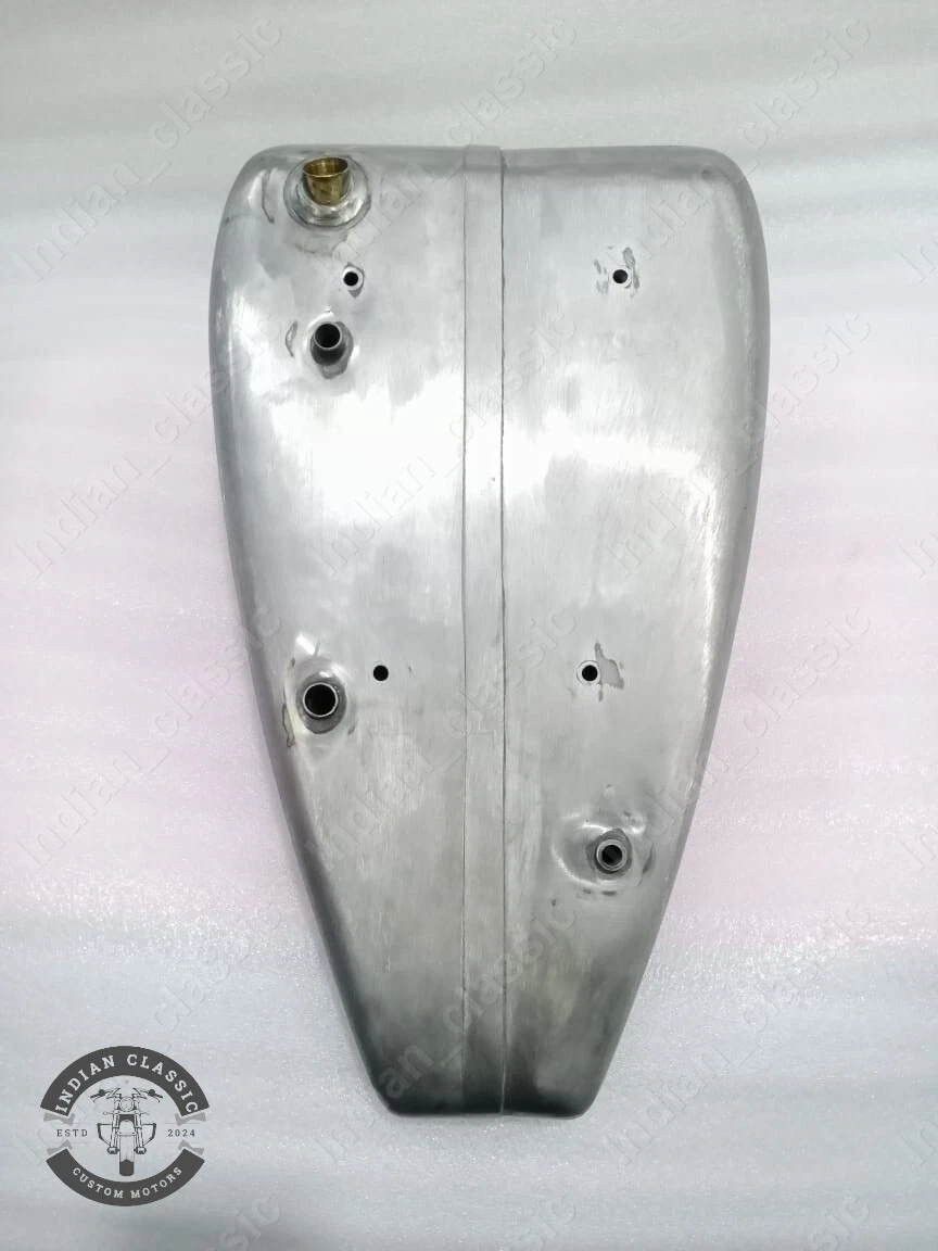 INDIAN SCOUT 101 1928-1929-1930 PETROL OIL GAS TANK TIN PLATING WITH LID CAPS - Image 8