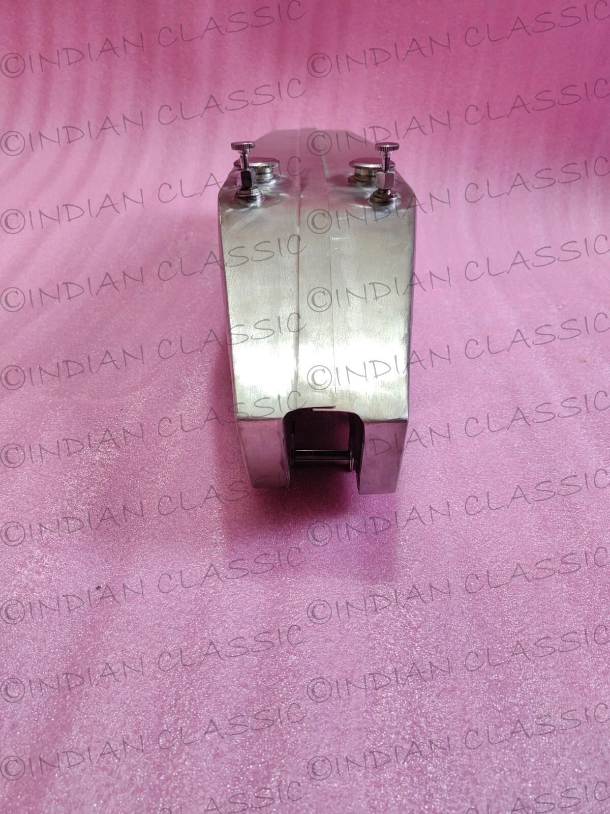 HARLEY DAVIDSON 1912-1914 CHAIN DRIVE TWIN FULE PETROL TANK TIN PLATED WITH CAPS - Image 6