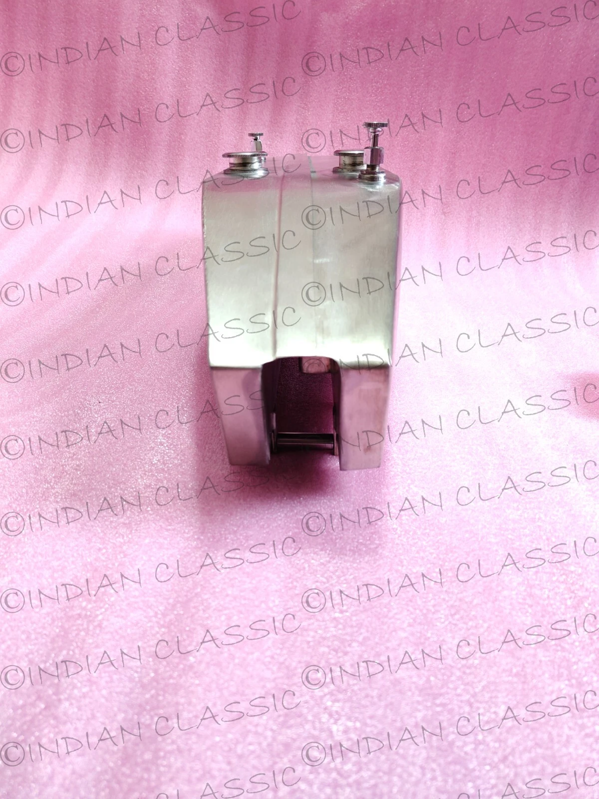 HARLEY DAVIDSON 1913 SINGLE FUEL GAS PETROL TANK TIN PLATED WITH CAPS - Image 6