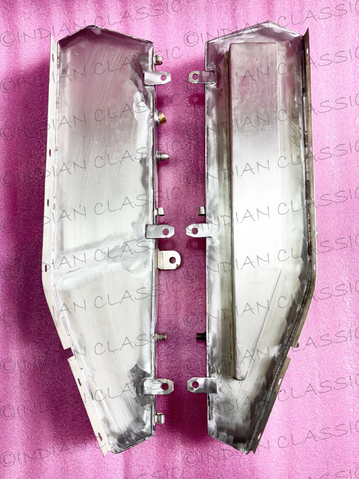 HARLEY DAVIDSON MODEL 11F 1915 PETROL GAS FULE OIL TANK LIGHT BLUE WITH CAP - Image 7