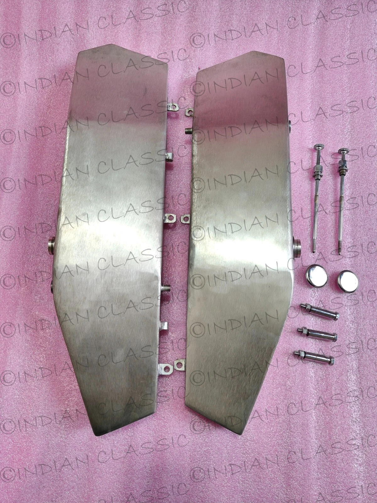 HARLEY DAVIDSON 1913 SINGLE FUEL GAS PETROL TANK TIN PLATED WITH CAPS - Image 7