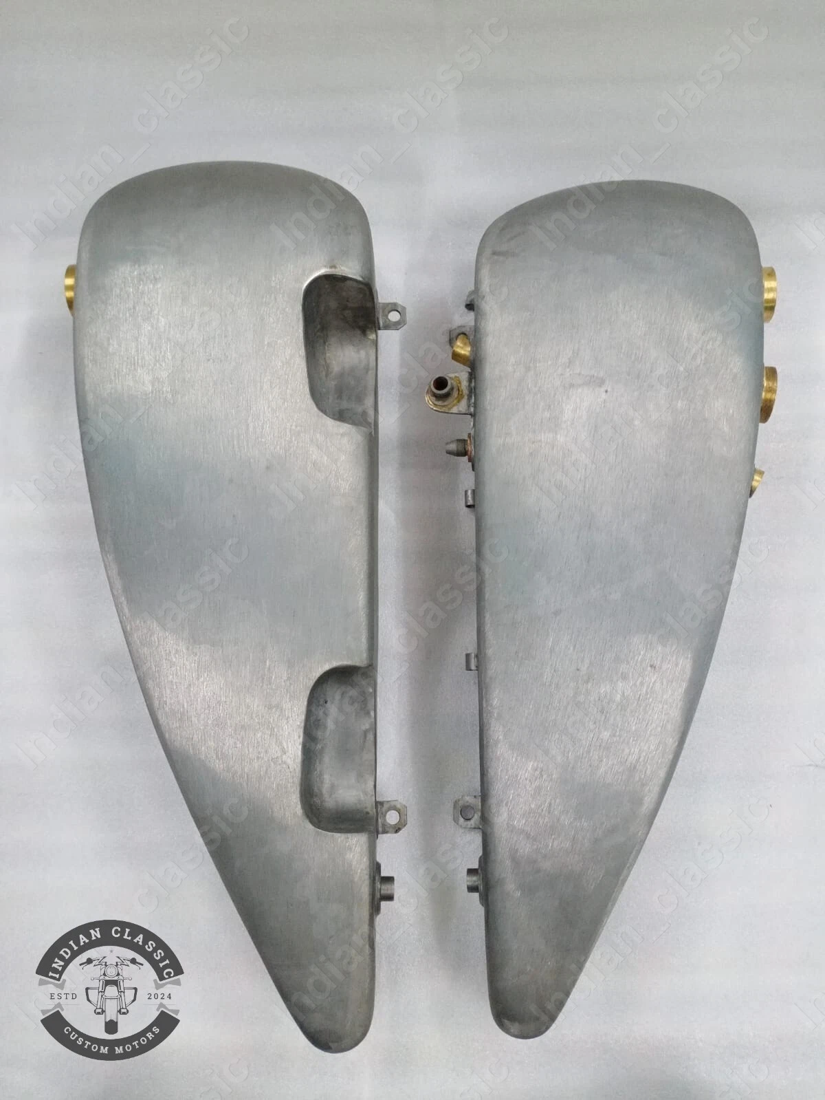 HARLEY DAVIDSON 1925 - 1929 F & J SERIES FUEL PETROL TANK TIN PLATED WITH CAP - Image 9