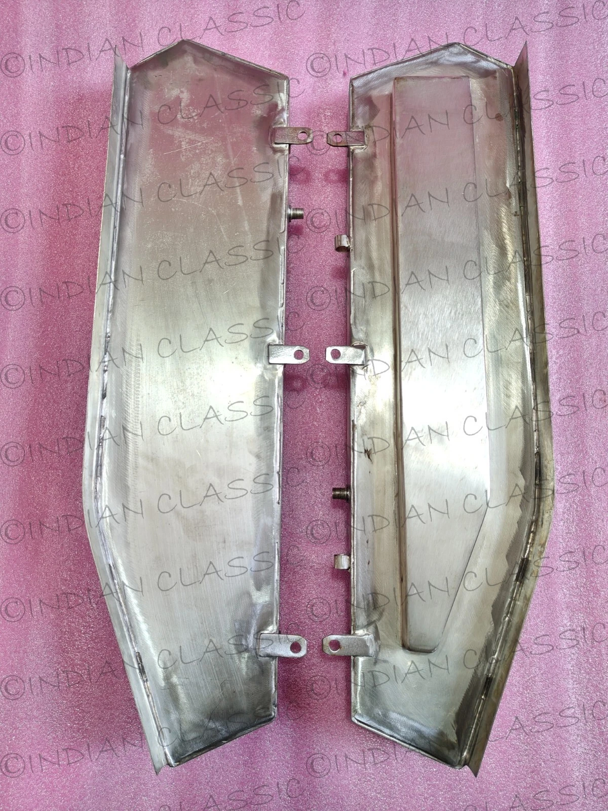 HARLEY DAVIDSON 1913 SINGLE FUEL GAS PETROL TANK TIN PLATED WITH CAPS - Image 8