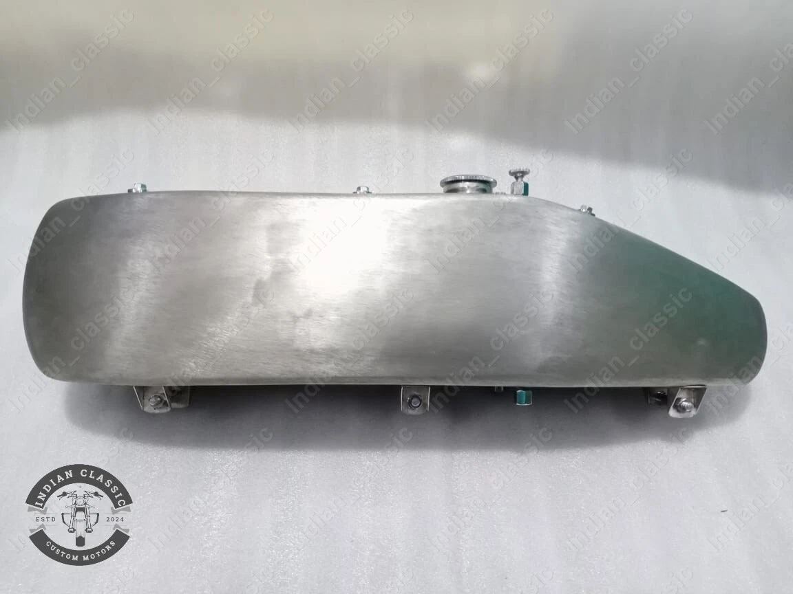 INDIAN POWER PLUS 1917-1923 PETROL OIL GAS FUEL TANK TIN PLATED WITH CAPS - Image 8