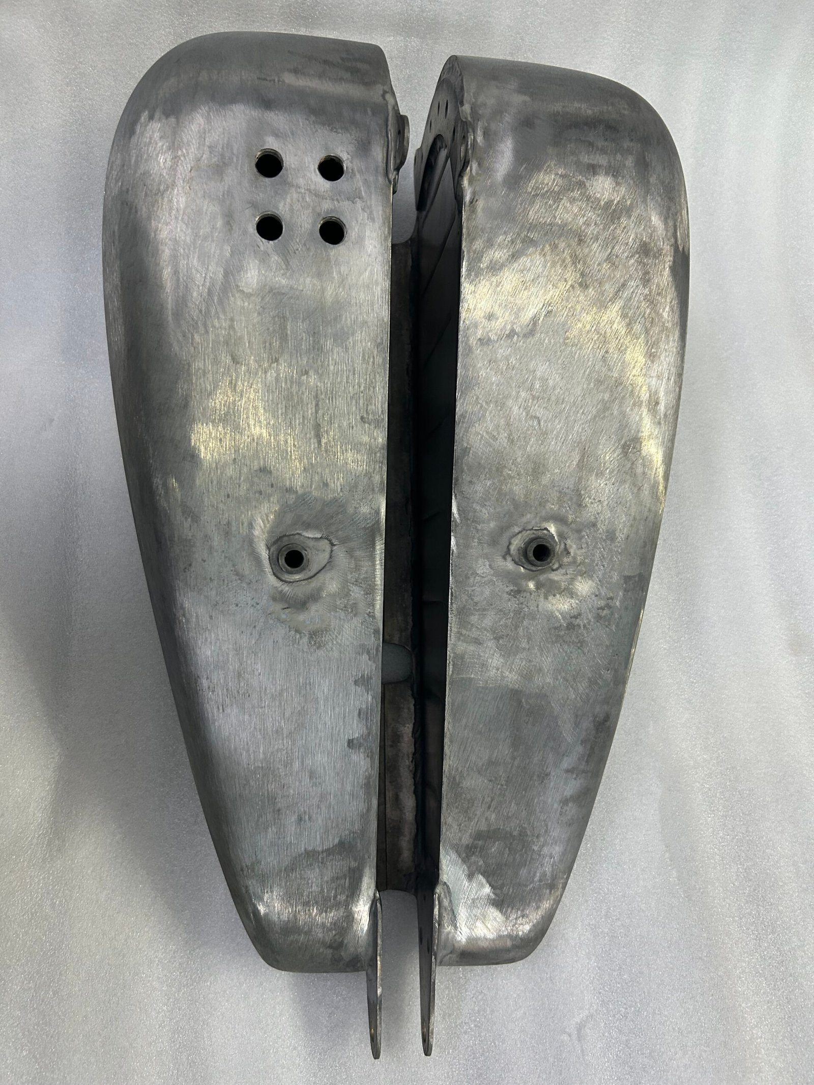 Indian Chief Scout 741 Fuel Gas Petrol & Oil Tank Set Raw - Image 4