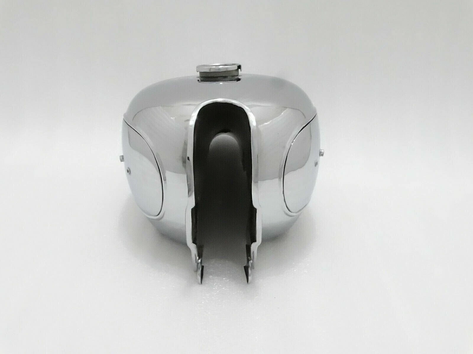 Vintage Royal Enfield Interceptor Petrol Gas Fuel Tank Chrome - Image 4