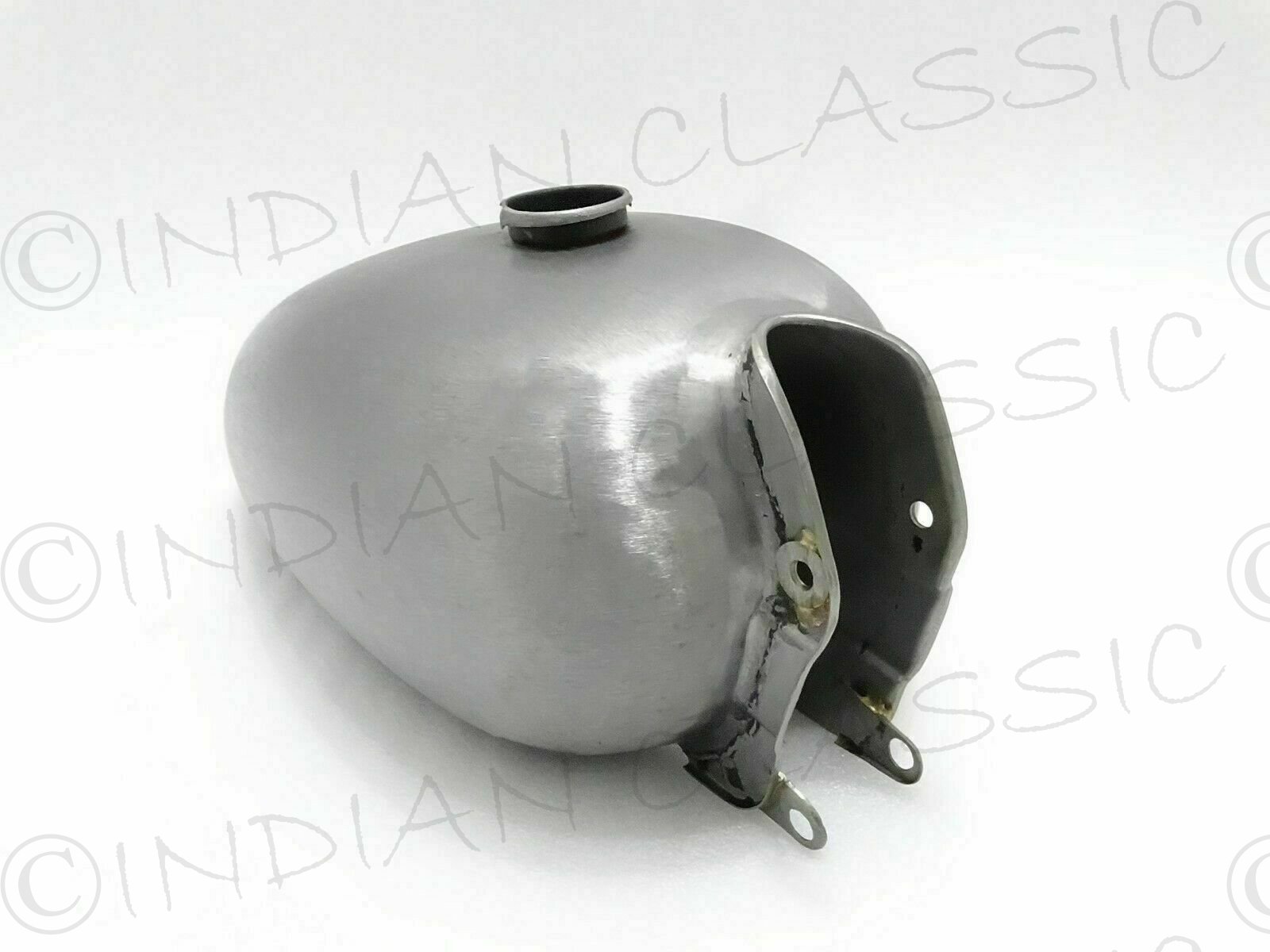VINTAGE ROYAL ENFIELD INTERCEPTOR GAS FUEL PETROL TANK RAW - Image 2