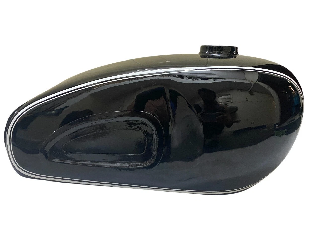 BMW R60/2 Airhead R69S S757 Schorsch Meier 1960 Fuel Petrol Tank Black Paint - Image 5