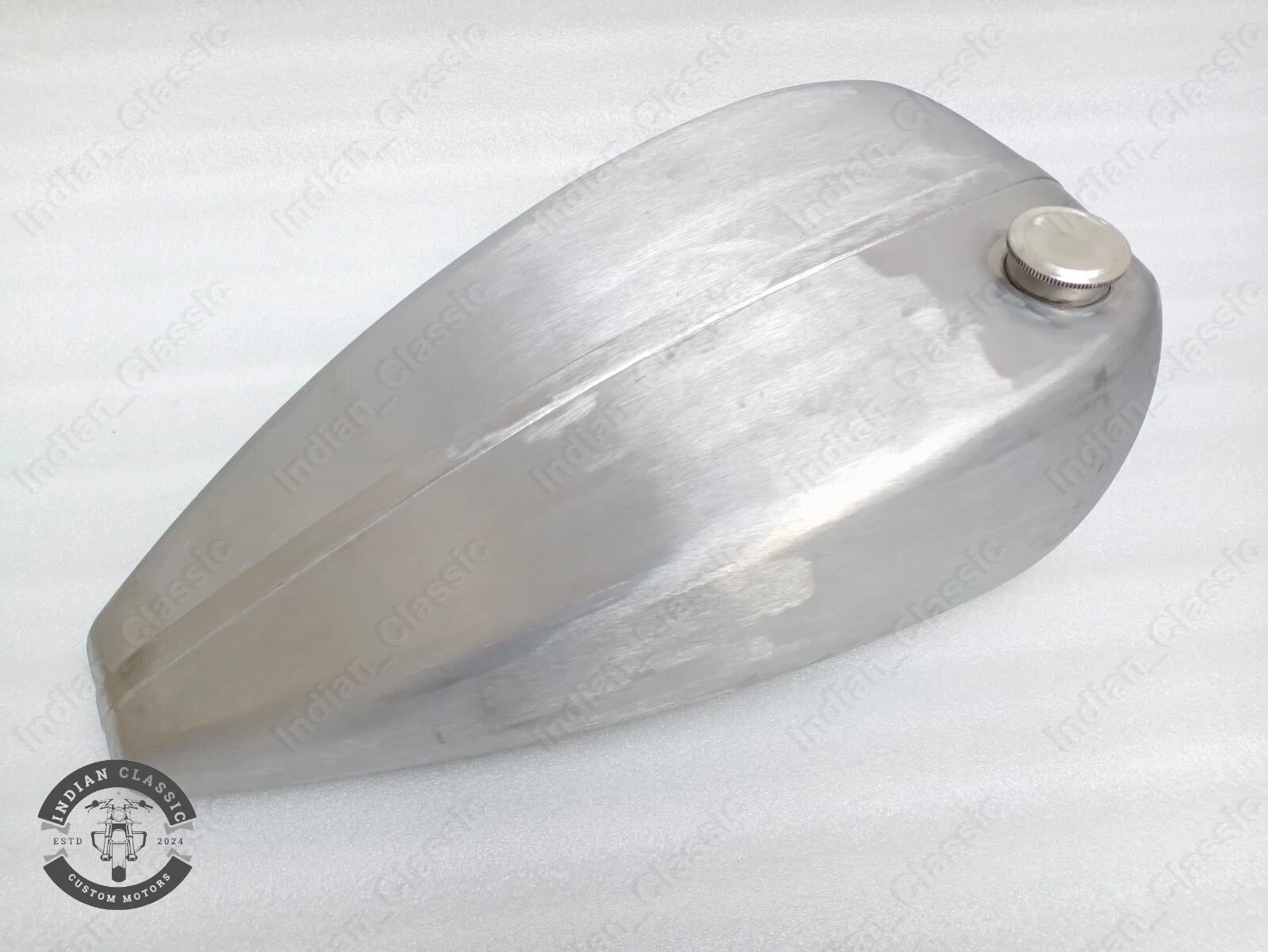 INDIAN 401 & 402 MODEL 1928 PETROL GAS FULE OIL TANK TIN PLATED WITH CAP - Image 6