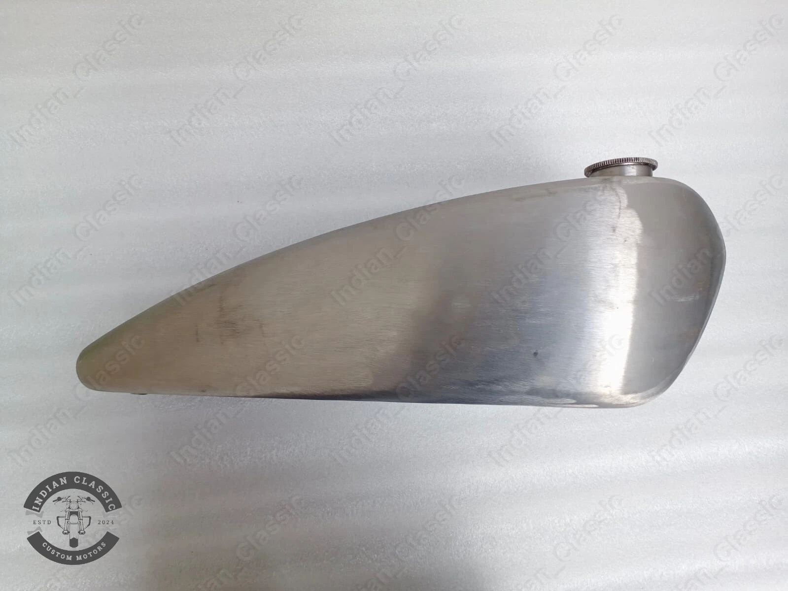 INDIAN 401 & 402 MODEL 1928 PETROL GAS FULE OIL TANK TIN PLATED WITH CAP - Image 7