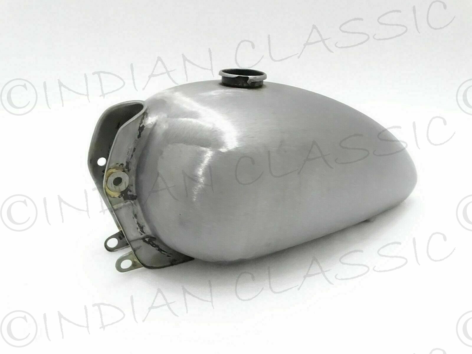 VINTAGE ROYAL ENFIELD INTERCEPTOR GAS FUEL PETROL TANK RAW - Image 4