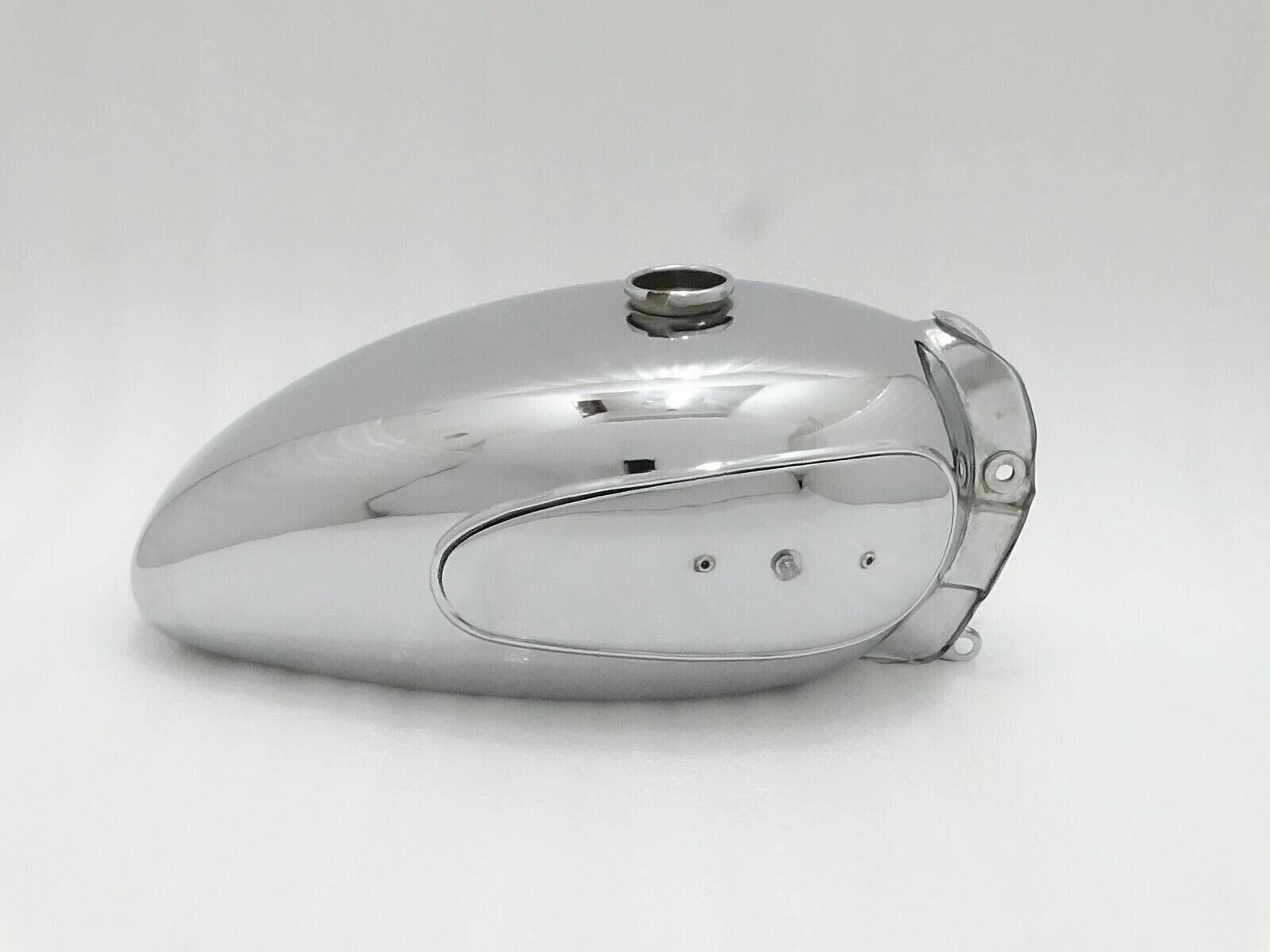 Vintage Royal Enfield Interceptor Petrol Gas Fuel Tank Chrome