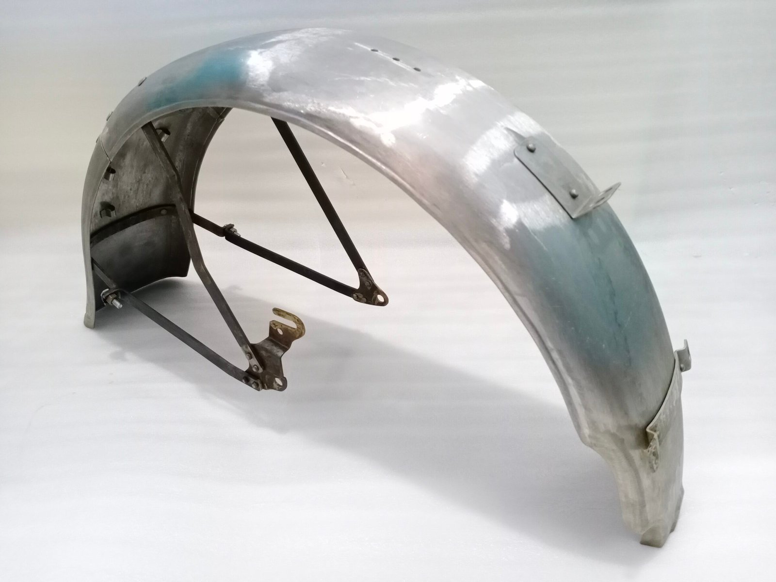 HARLEY DAVIDSON WLA MODEL 1942 & ONWARDS REAR MUDGUARD SET RAW - Image 3