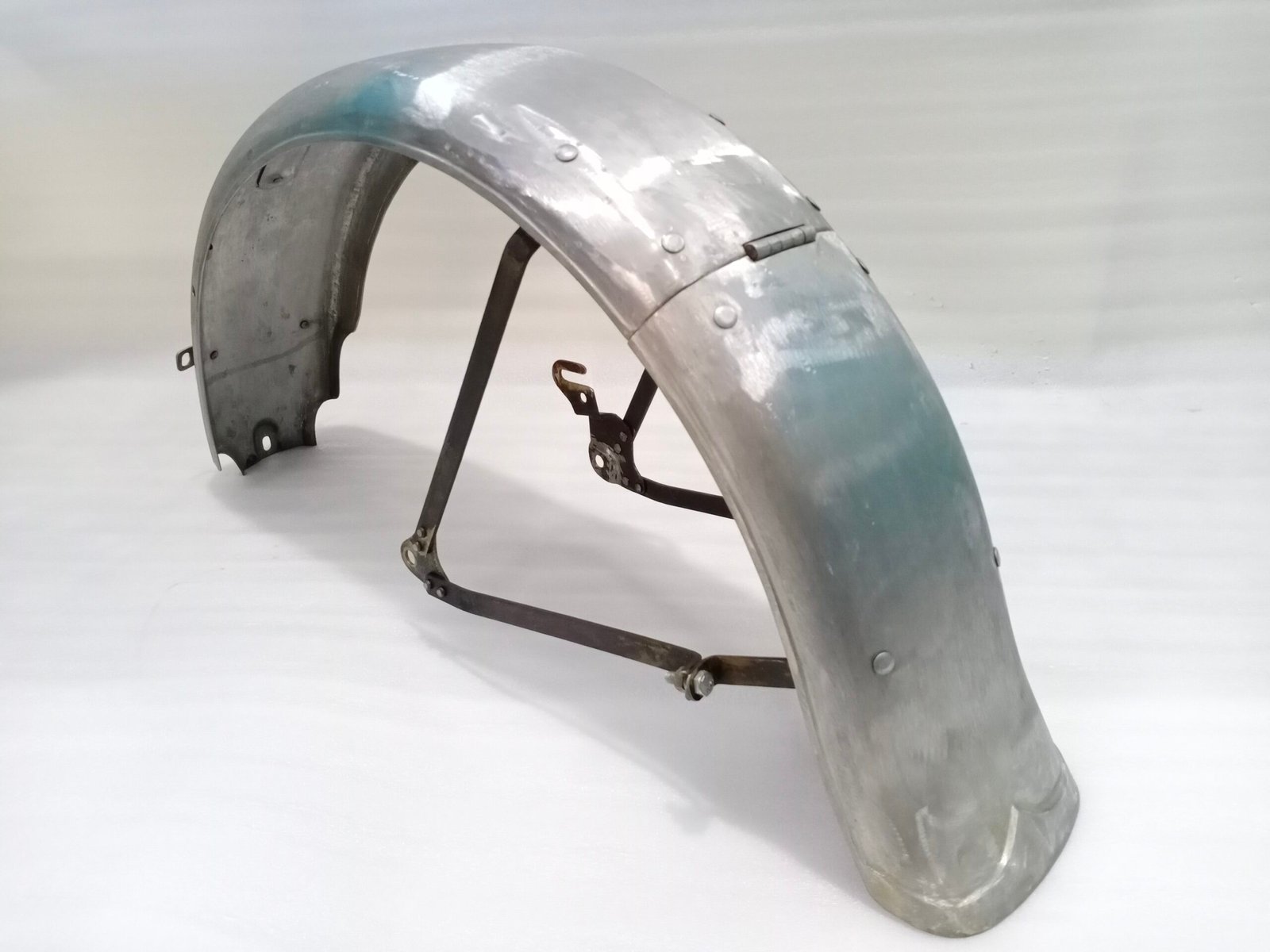 HARLEY DAVIDSON WLA MODEL 1942 & ONWARDS REAR MUDGUARD SET RAW - Image 4