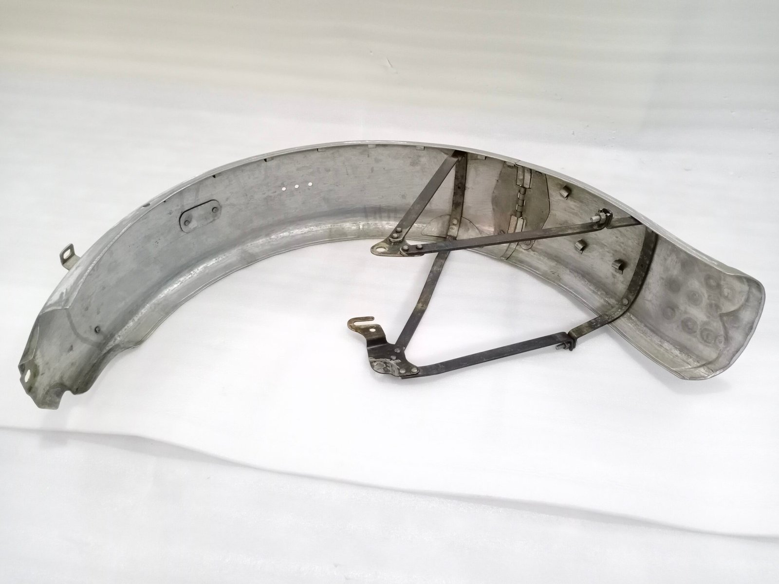 HARLEY DAVIDSON WLA MODEL 1942 & ONWARDS REAR MUDGUARD SET RAW - Image 6