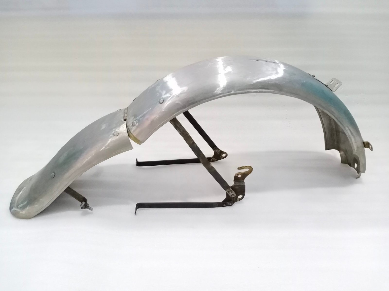 HARLEY DAVIDSON WLA MODEL 1942 & ONWARDS REAR MUDGUARD SET RAW - Image 10