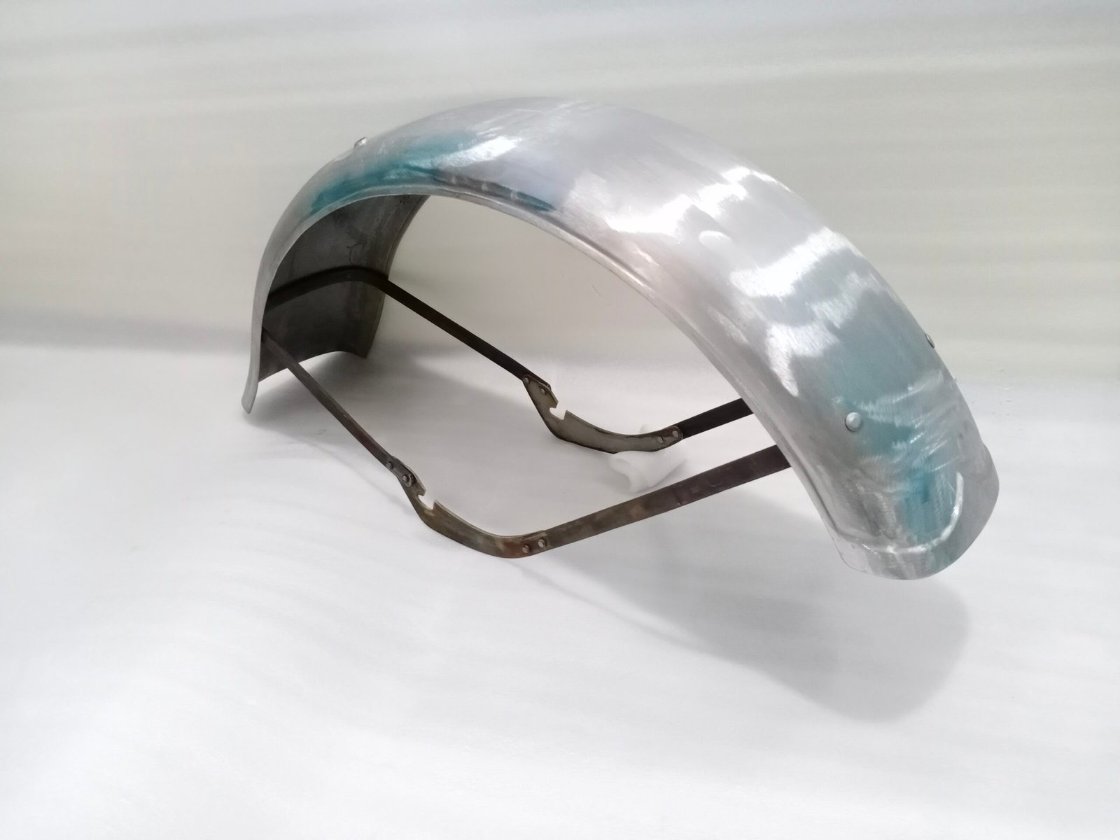 HARLEY DAVIDSON WLA MODEL 1942 & ONWARDS FRONT MUDGUARD SET RAW - Image 2