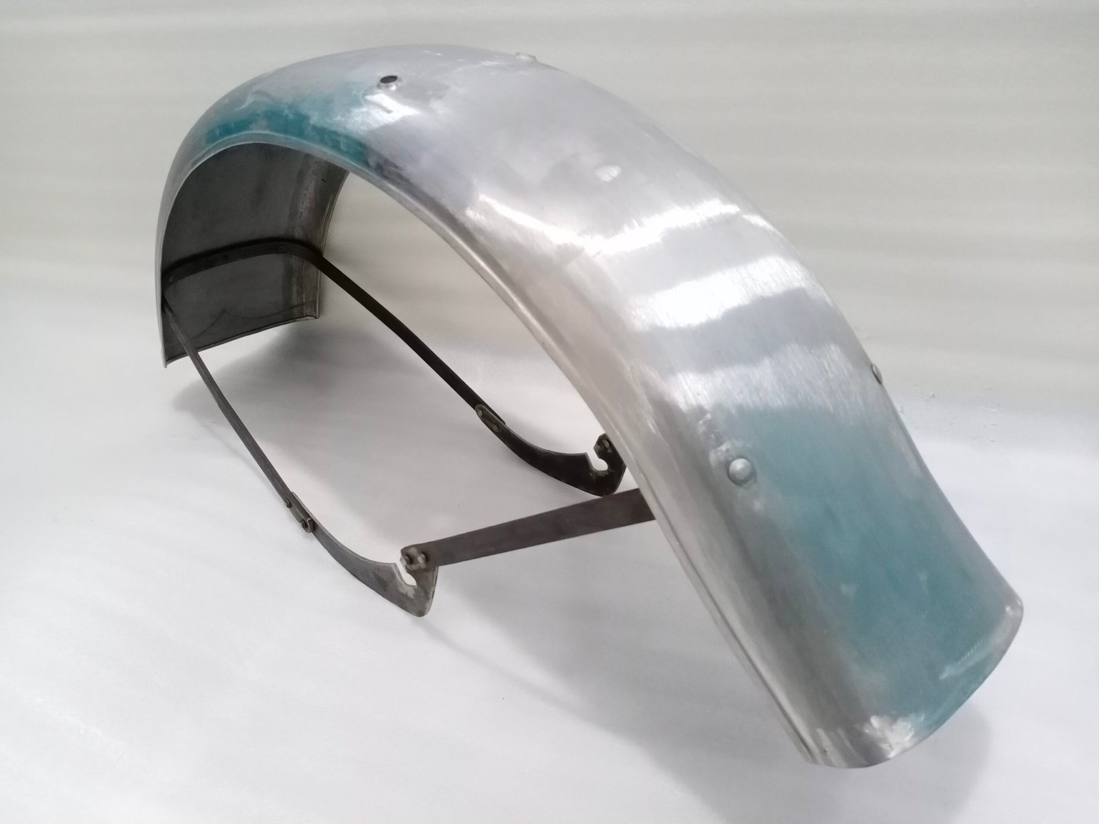 HARLEY DAVIDSON WLA MODEL 1942 & ONWARDS FRONT MUDGUARD SET RAW - Image 5