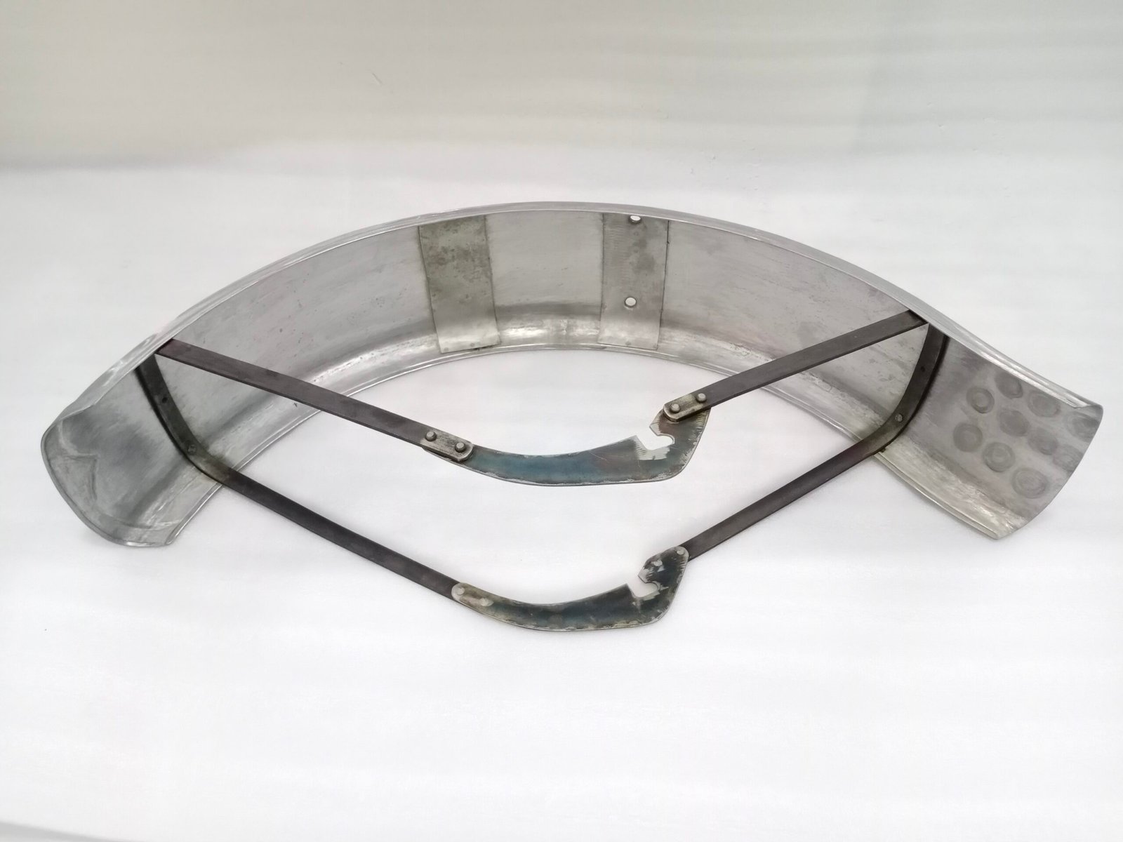 HARLEY DAVIDSON WLA MODEL 1942 & ONWARDS FRONT MUDGUARD SET RAW - Image 6