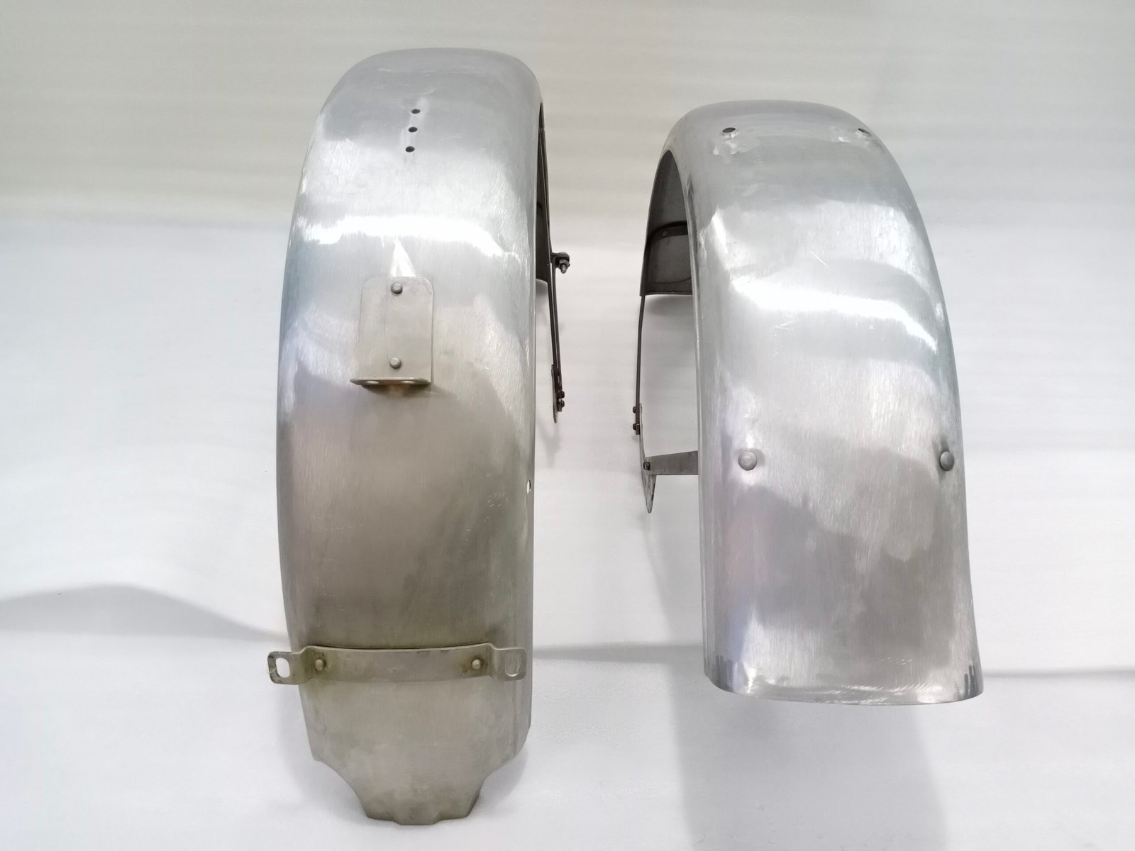 HARLEY DAVIDSON WLA MODEL 1942 & ONWARDS FRONT & REAR MUDGUARD SET RAW - Image 5