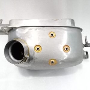 Triumph Motorcycle Oil Tank With Cap Steel Raw