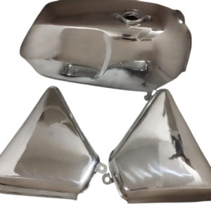 Norton Commando Roadster 850 Fuel Petrol Tank + Side Panels Aluminium + Cap