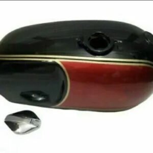 Norton Commando Roadster 850 Fuel Petrol Tank Steel Black & Red Painted + Cap