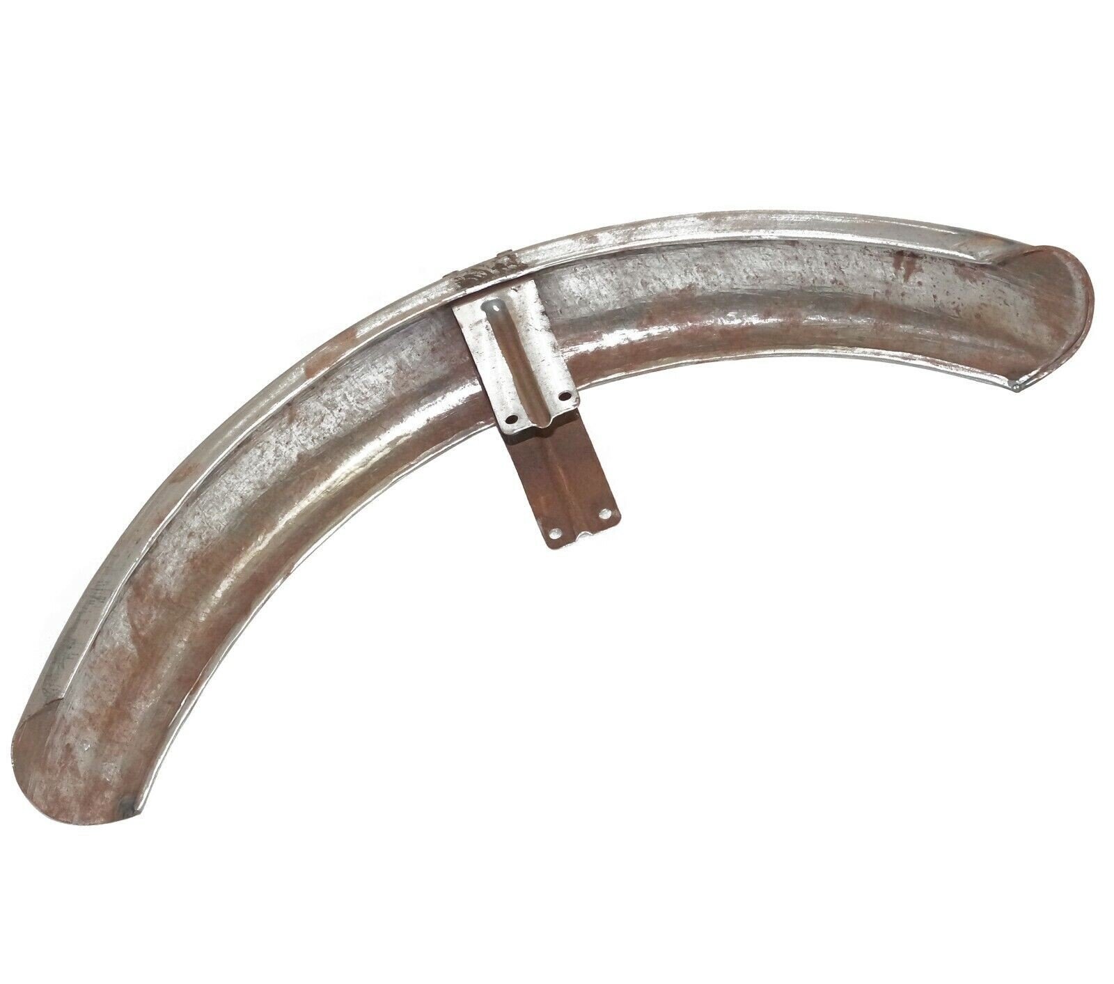 Norton Commando Roadster Mudguard Fender Set With Stay Steel Raw - Image 3