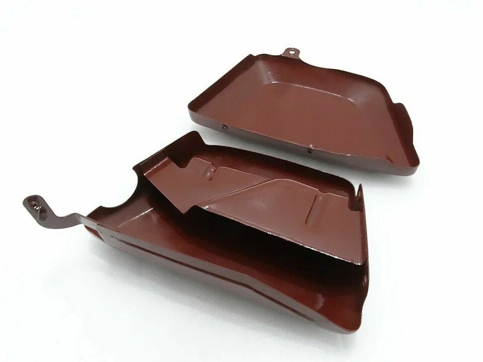 Norton Commando Fastback 750 Tool Box Oil Tank Side Panel Steel Brown Painted - Image 2