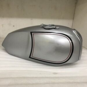 Norton Commando Roadster 850 Fuel Petrol Tank Steel Matt Grey Painted + Cap